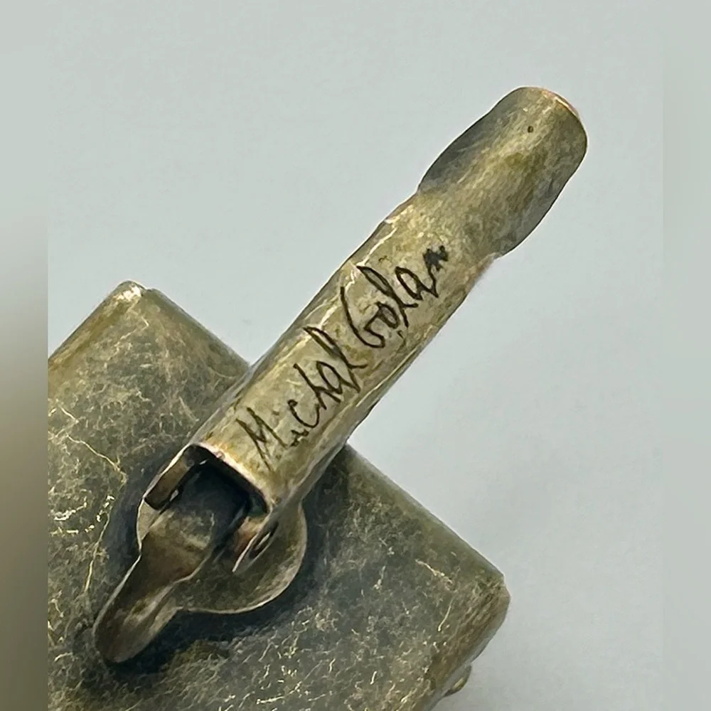 Michal Golan Gold Tone Pearl Earrings - Picture 9 of 13